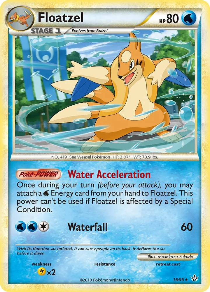 Floatzel, Unleashed 16/95