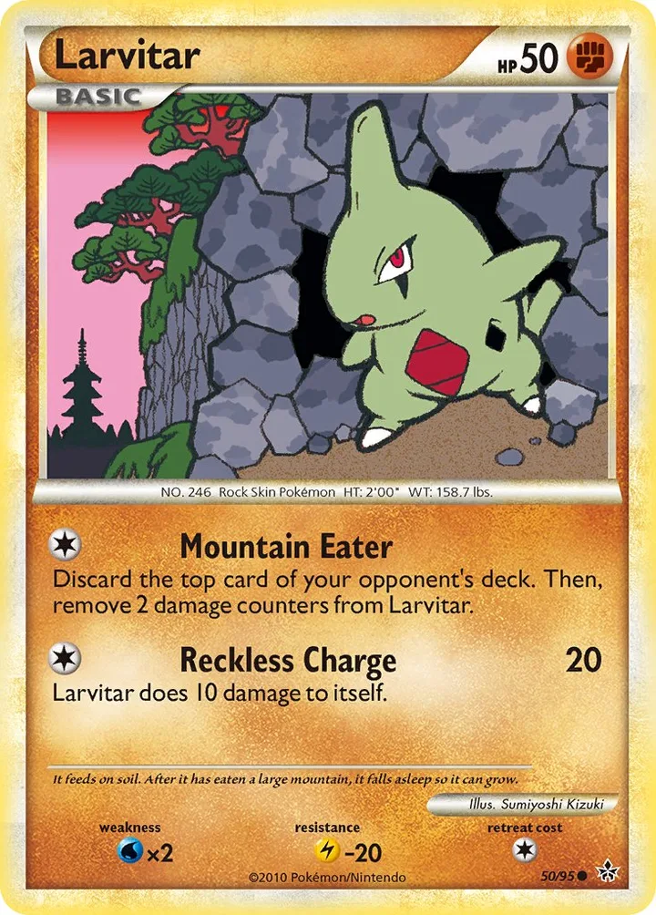 Larvitar, Unleashed 50/95