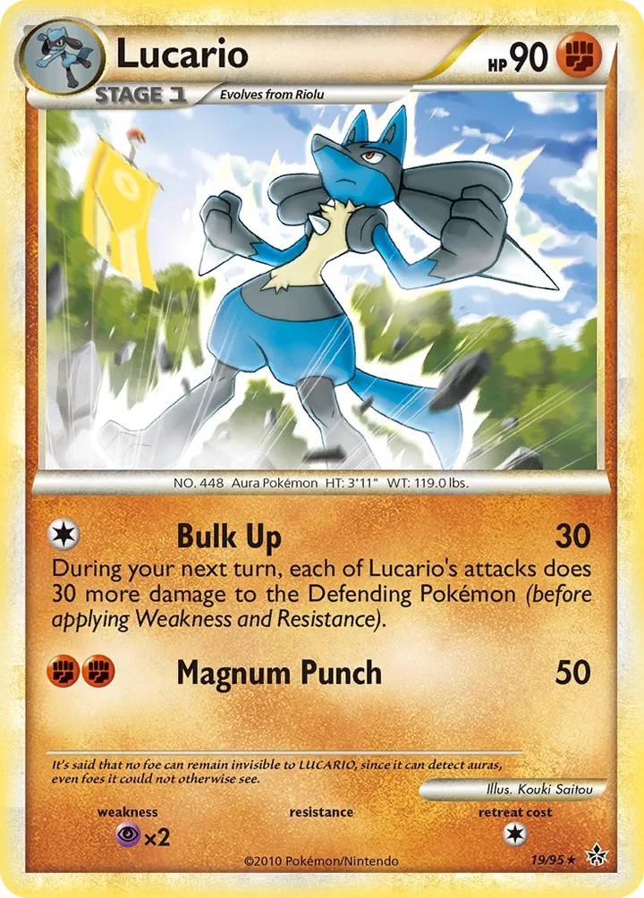 Lucario, Unleashed 19/95