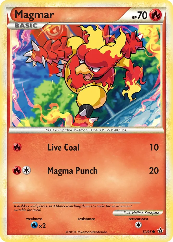 Magmar, Unleashed 52/95