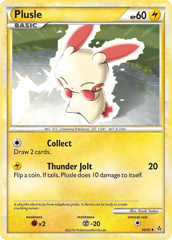 Plusle, Unleashed 36/95