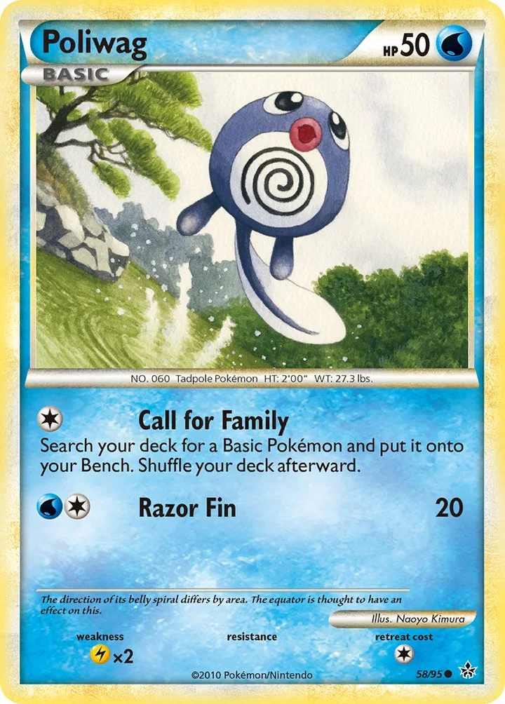 Poliwag, Unleashed 58/95