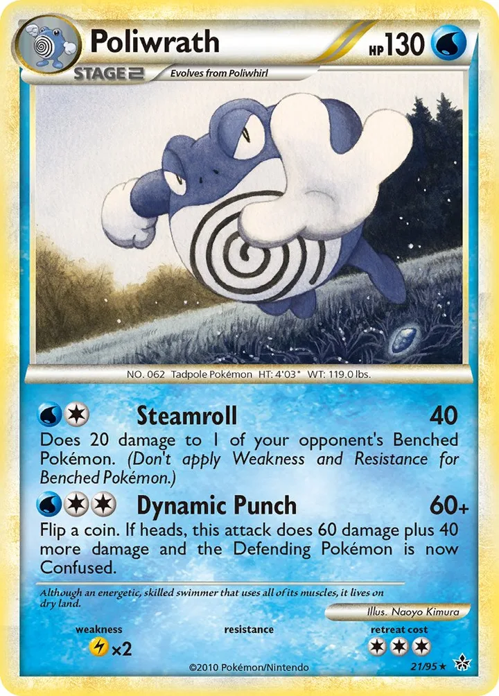 Poliwrath, Unleashed 21/95
