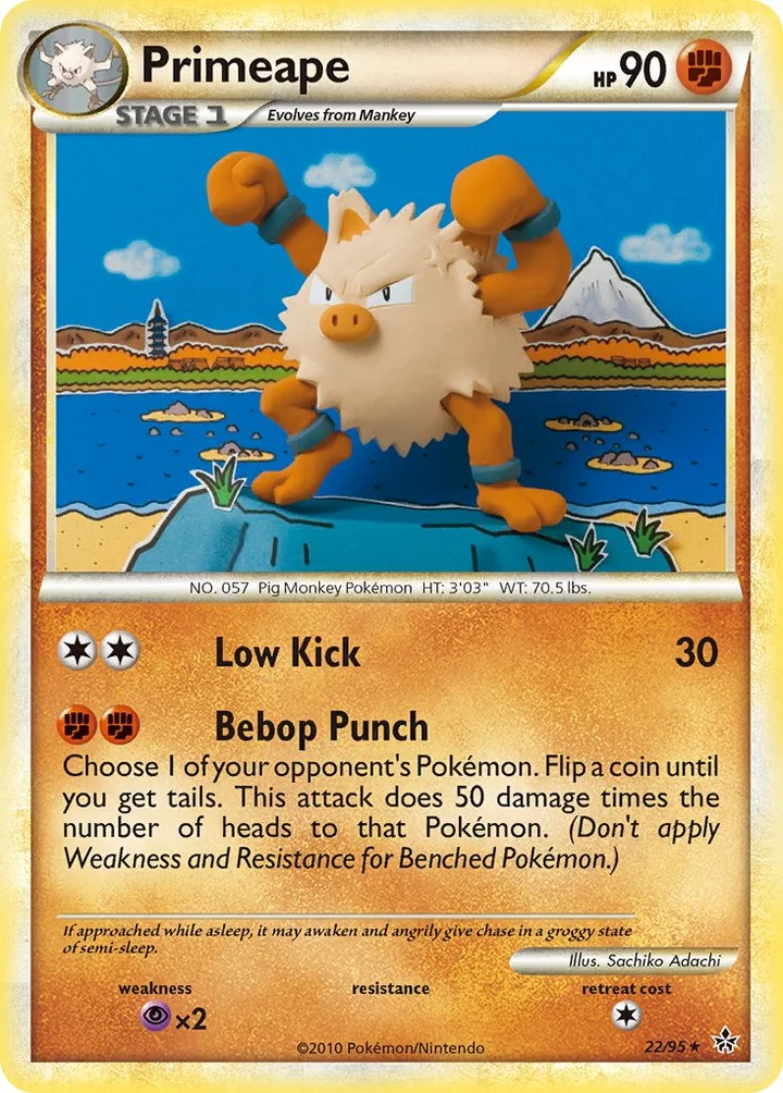 Primeape, Unleashed 22/95