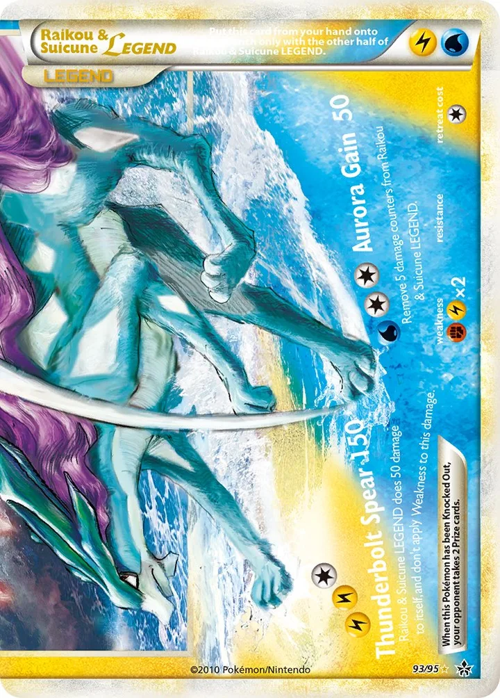 Raikou & Suicune LEGEND, Unleashed 93/95