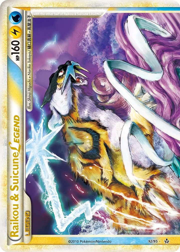 Raikou & Suicune LEGEND, Unleashed 92/95