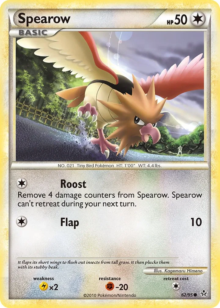 Spearow, Unleashed 62/95