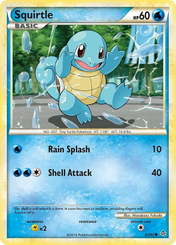 Squirtle, Unleashed 63/95