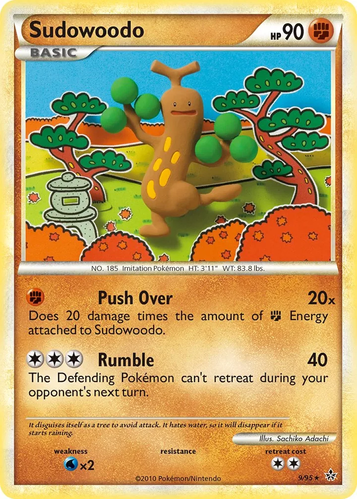 Sudowoodo, Unleashed 9/95