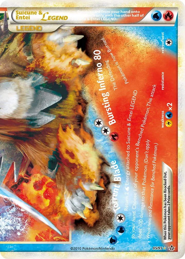 Suicune & Entei LEGEND, Unleashed 95/95