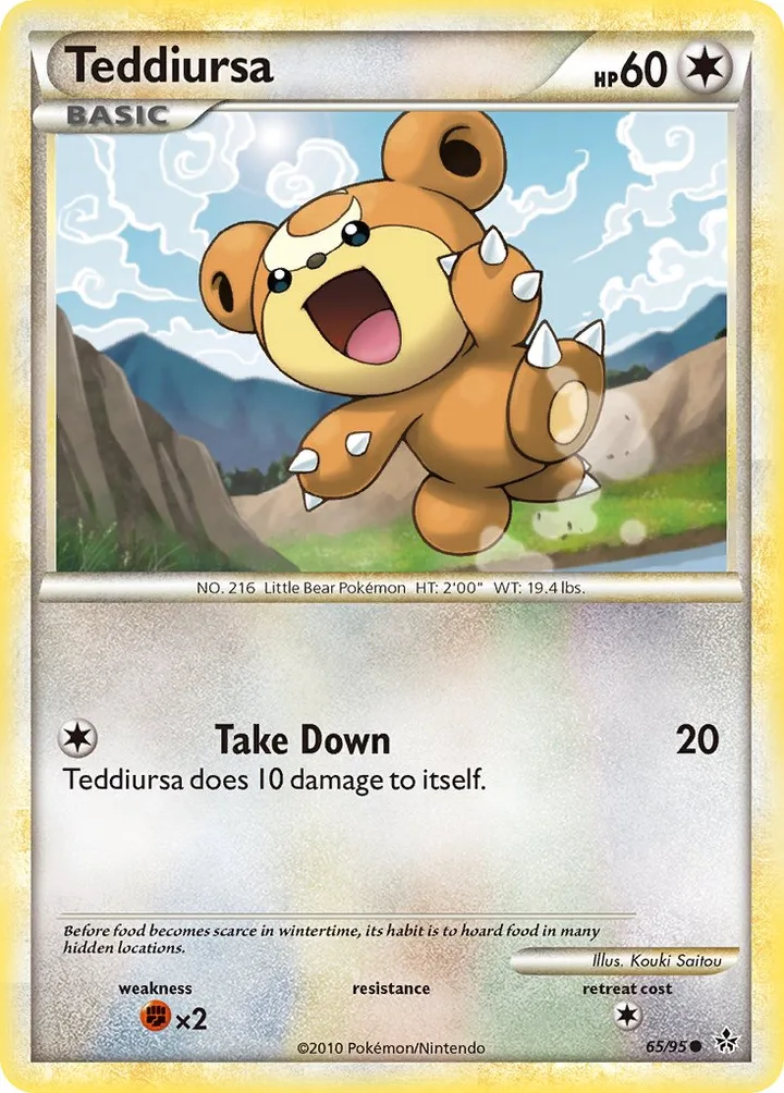 Teddiursa, Unleashed 65/95