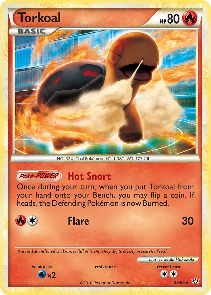 Torkoal, Unleashed 25/95
