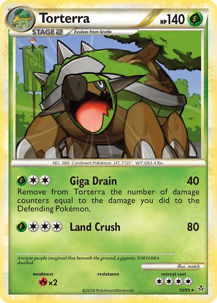 Torterra, Unleashed 10/95
