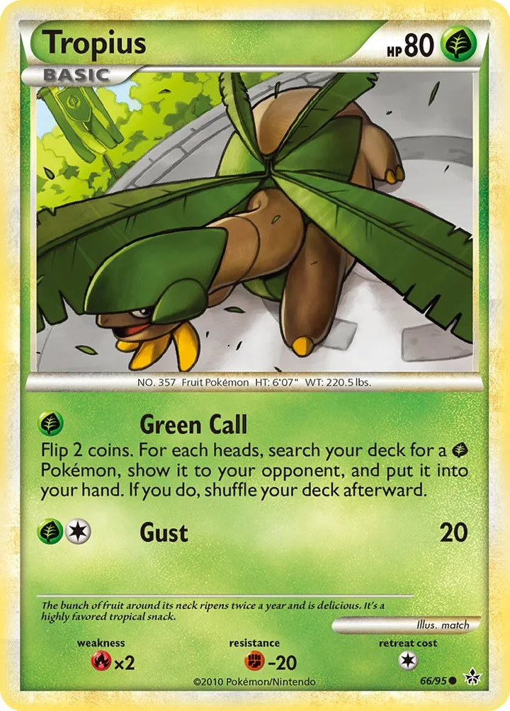 Tropius, Unleashed 66/95