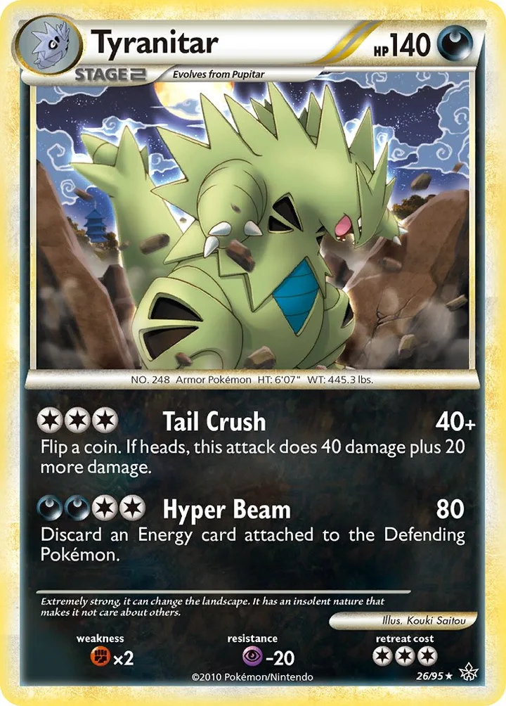 Tyranitar, Unleashed 26/95