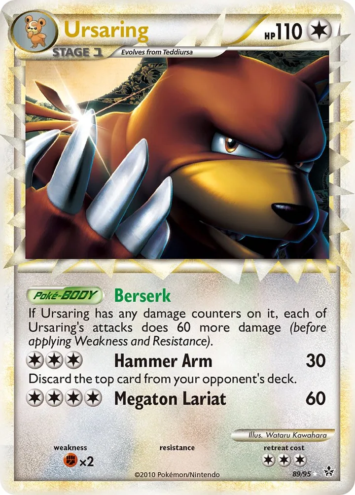 Ursaring, Unleashed 89/95