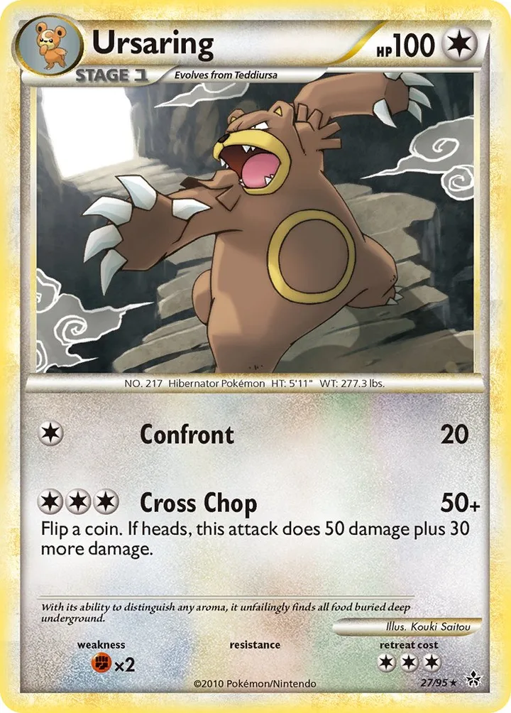 Ursaring, Unleashed 27/95