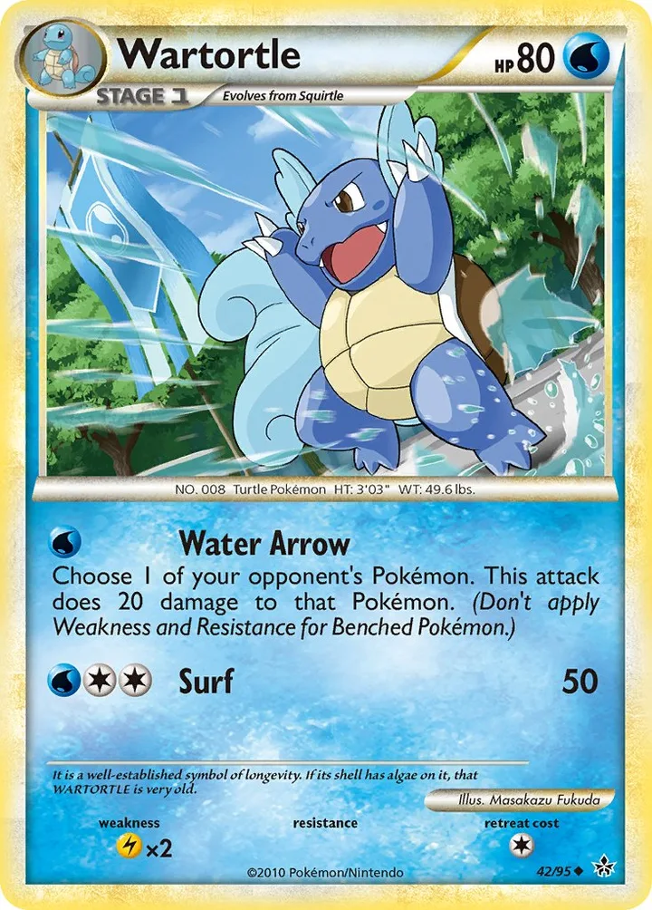 Wartortle, Unleashed 42/95
