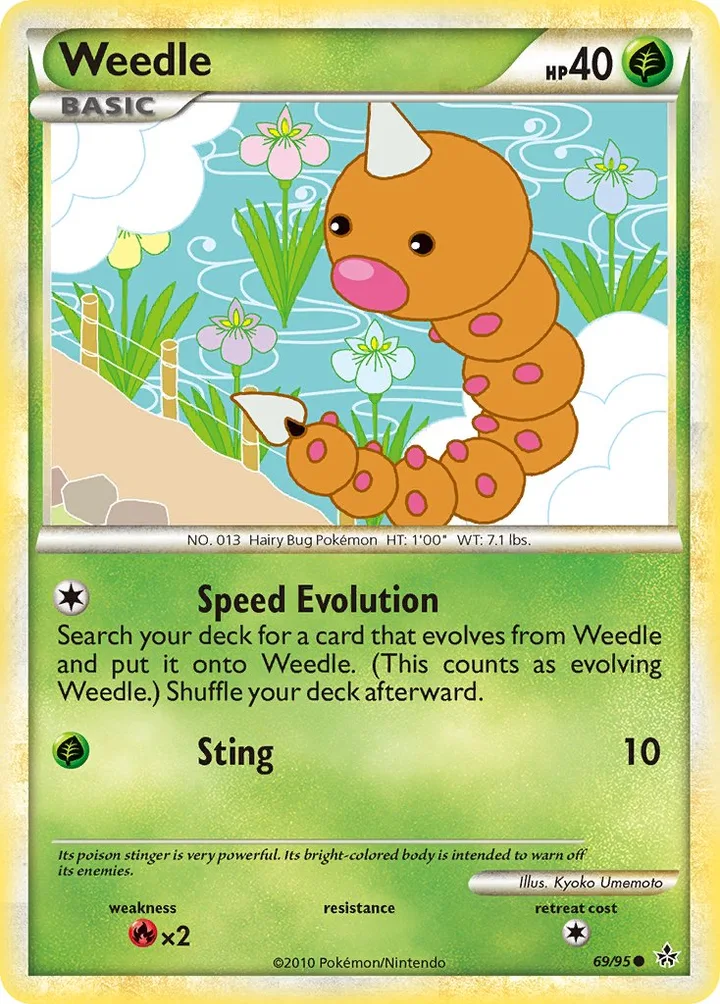 Weedle, Unleashed 69/95