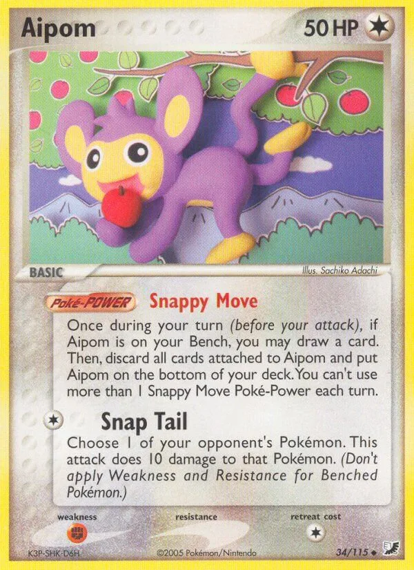Aipom, Unseen Forces 34/115