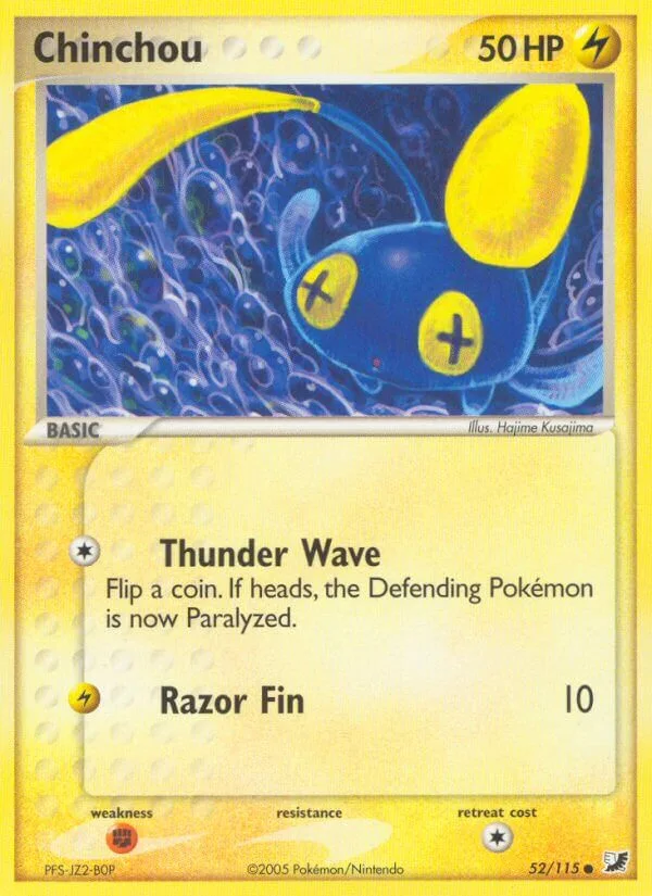 Chinchou, Unseen Forces 52/115