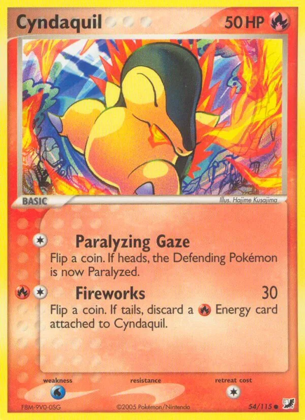 Cyndaquil, Unseen Forces 54/115