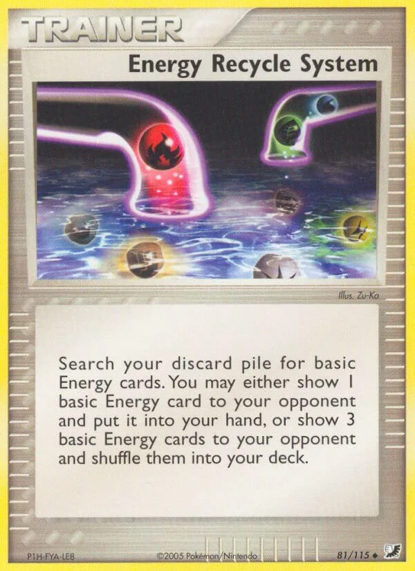 Energy Recycle System, Unseen Forces 81/115