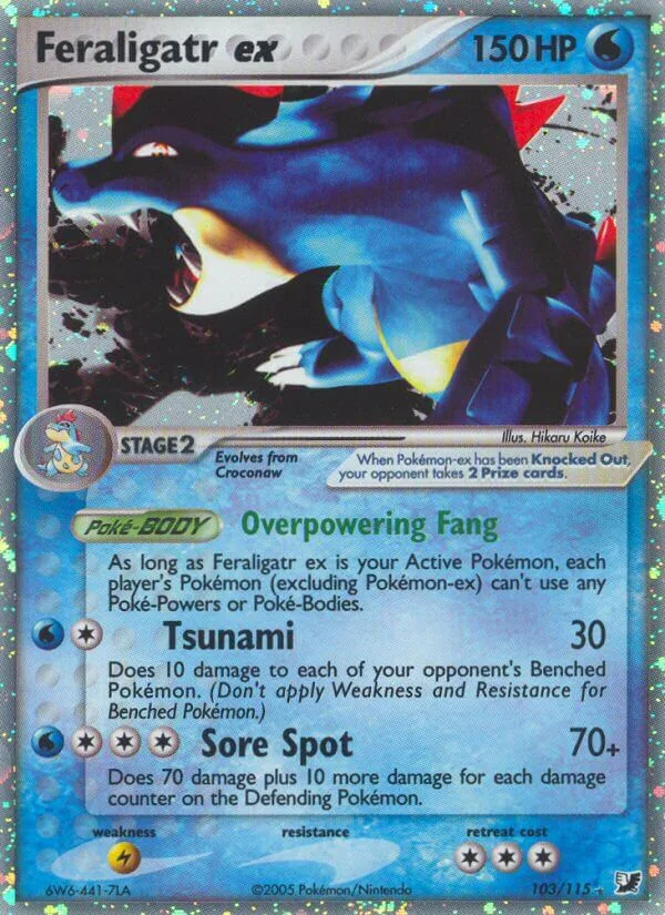Feraligatr ex, Unseen Forces 103/115