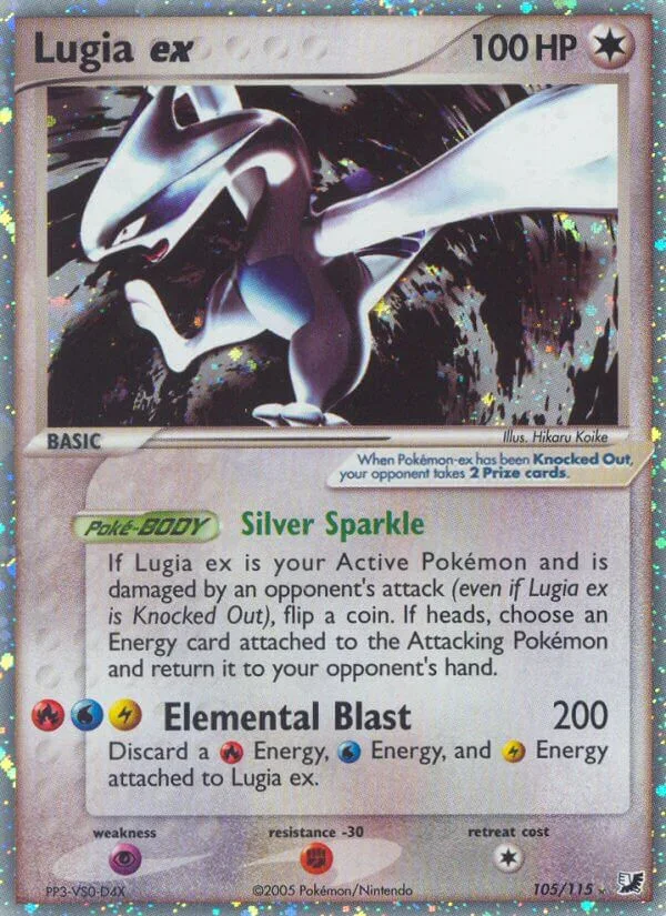 Lugia ex, Unseen Forces 105/115