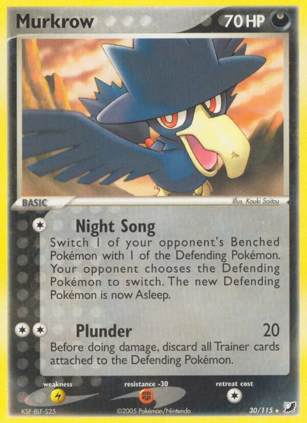 Murkrow, Unseen Forces 30/115