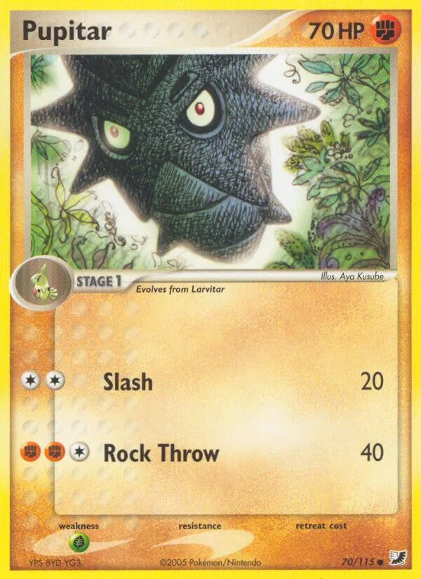 Pupitar, Unseen Forces 70/115