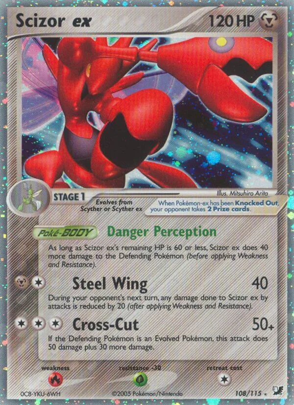 Scizor ex, Unseen Forces 108/115