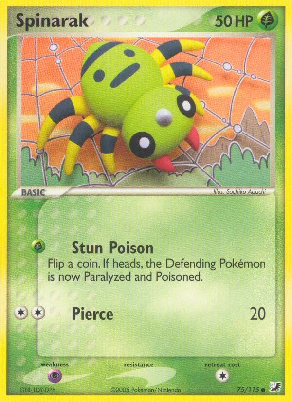 Spinarak, Unseen Forces 75/115