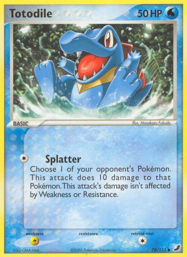 Totodile, Unseen Forces 78/115