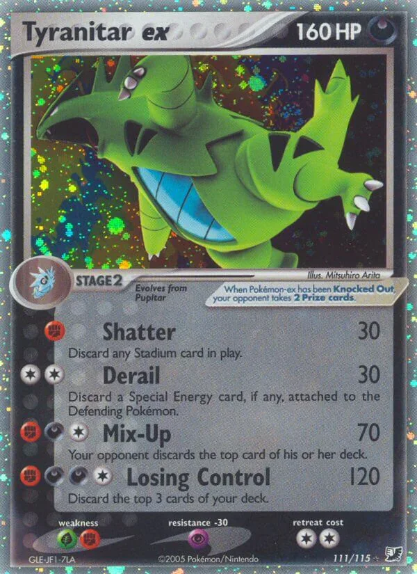 Tyranitar ex, Unseen Forces 111/115