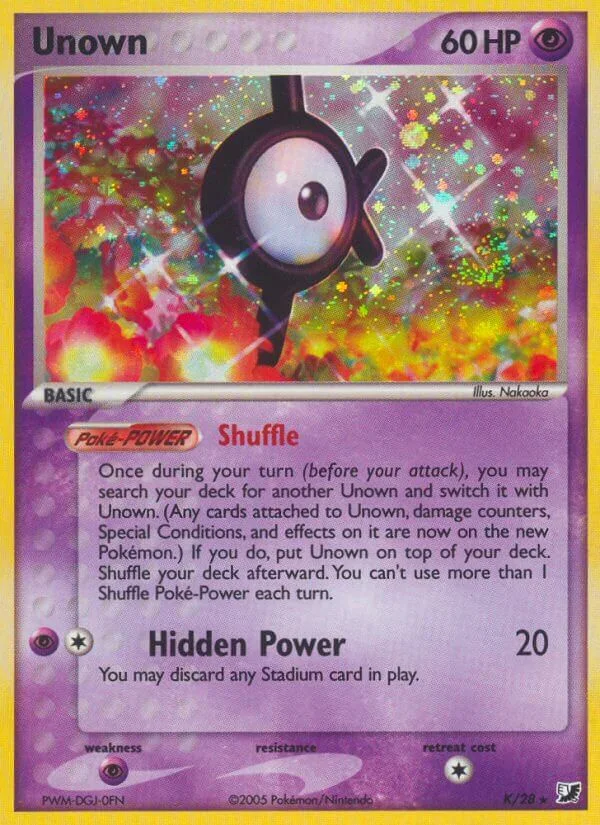 Unown, Unseen Forces K/28