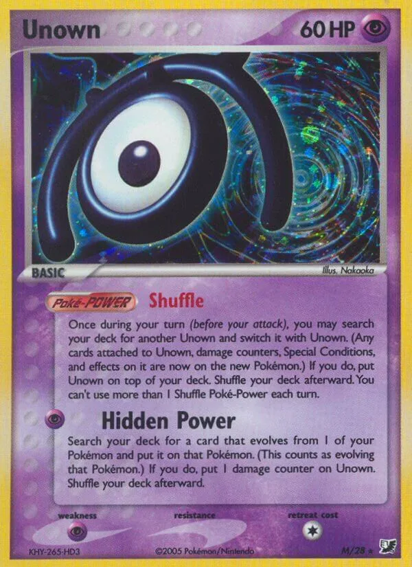 Unown, Unseen Forces M/28