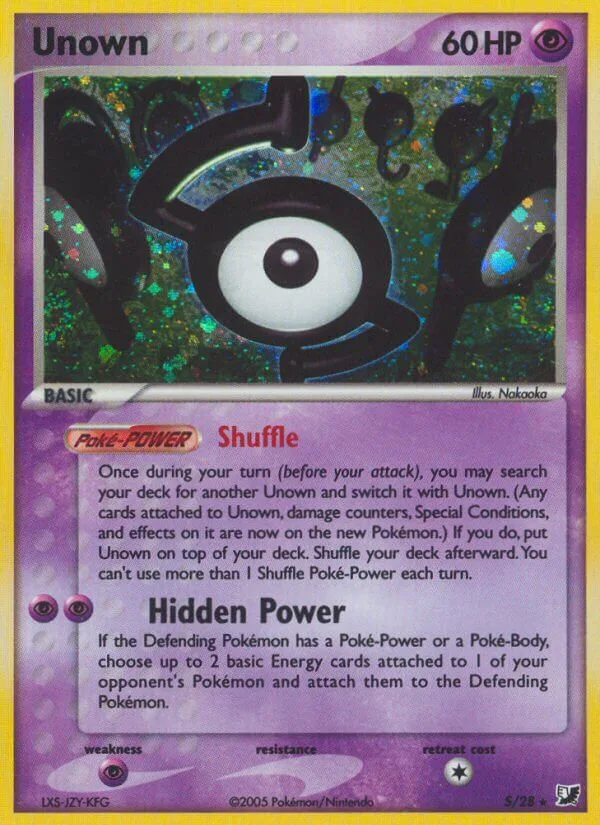 Unown, Unseen Forces S/28