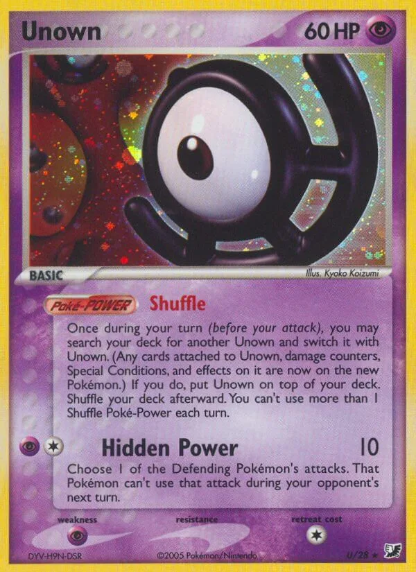 Unown, Unseen Forces U/28