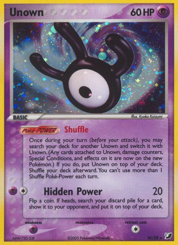 Unown, Unseen Forces W/28