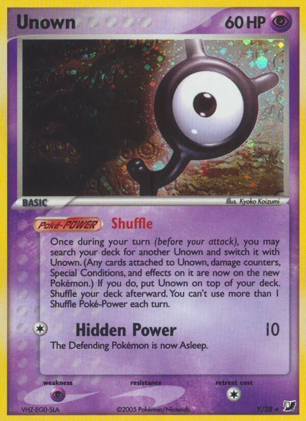Unown, Unseen Forces Y/28