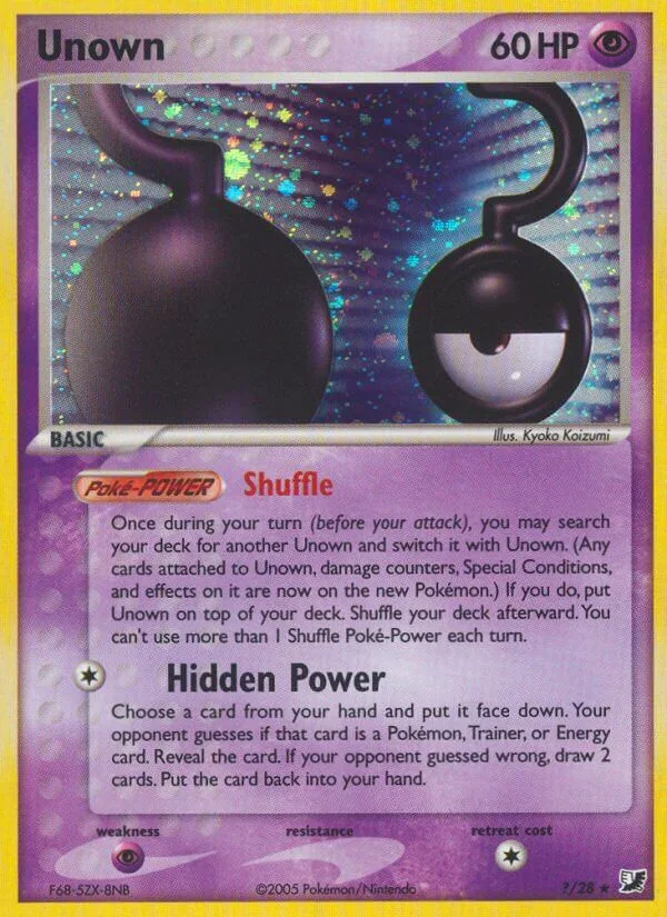 Unown, Unseen Forces XY149/28