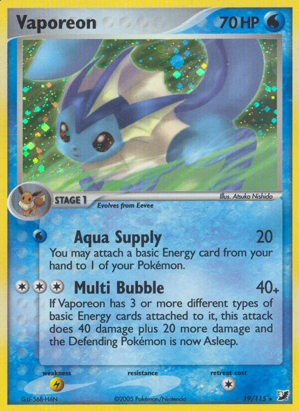 Vaporeon, Unseen Forces 19/115