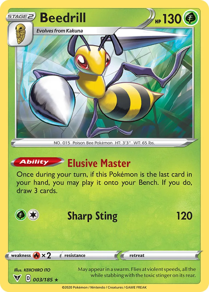 Beedrill, Vivid Voltage 003/185