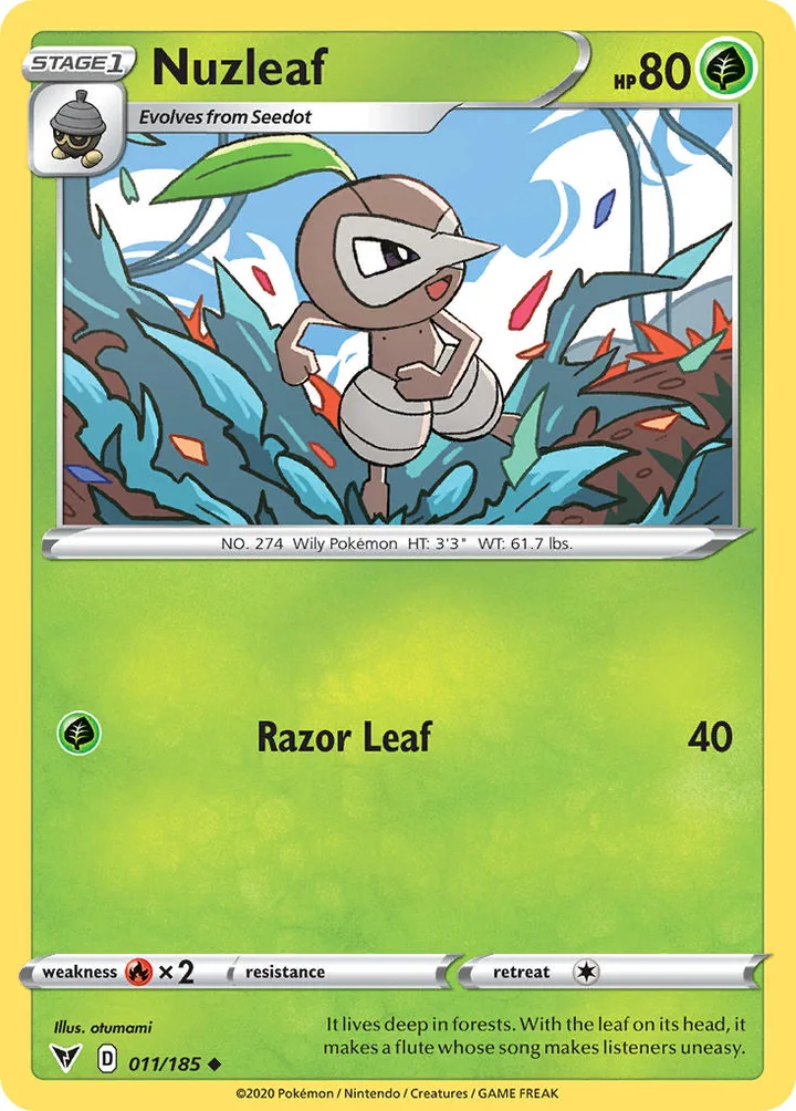 Nuzleaf, Vivid Voltage 011/185