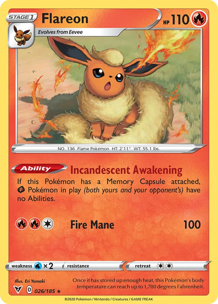 Flareon, Vivid Voltage 026/185