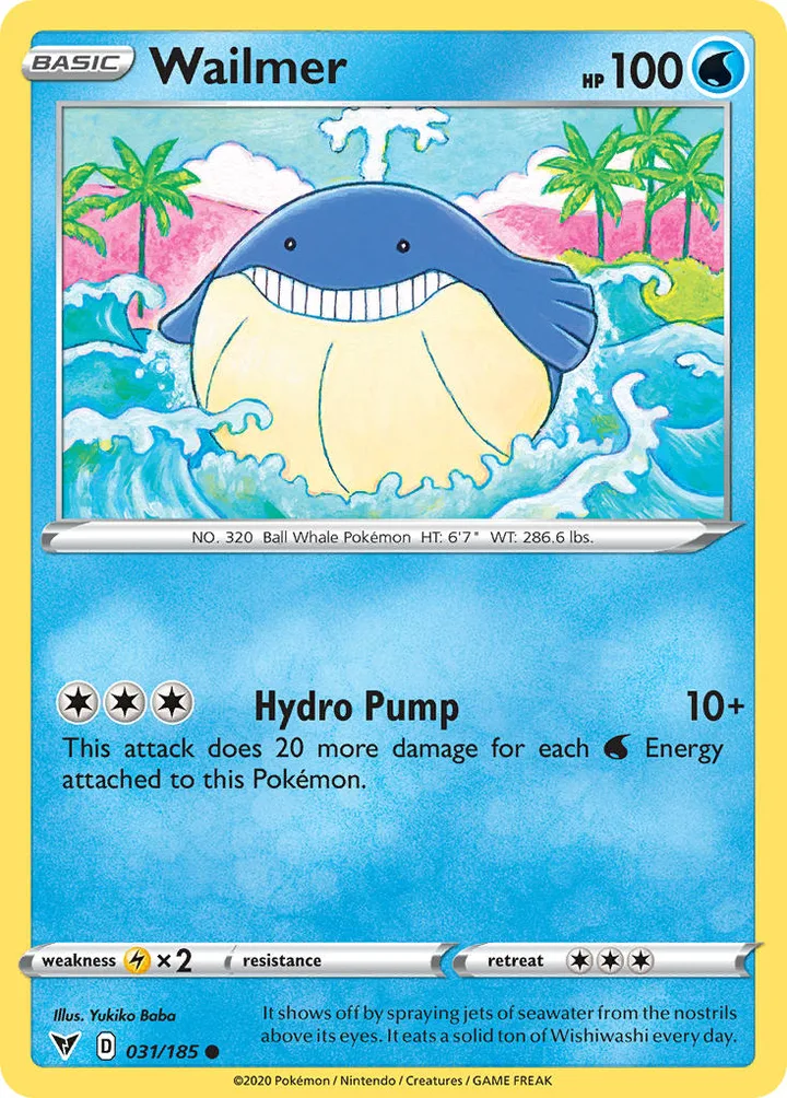 Wailmer, Vivid Voltage 031/185