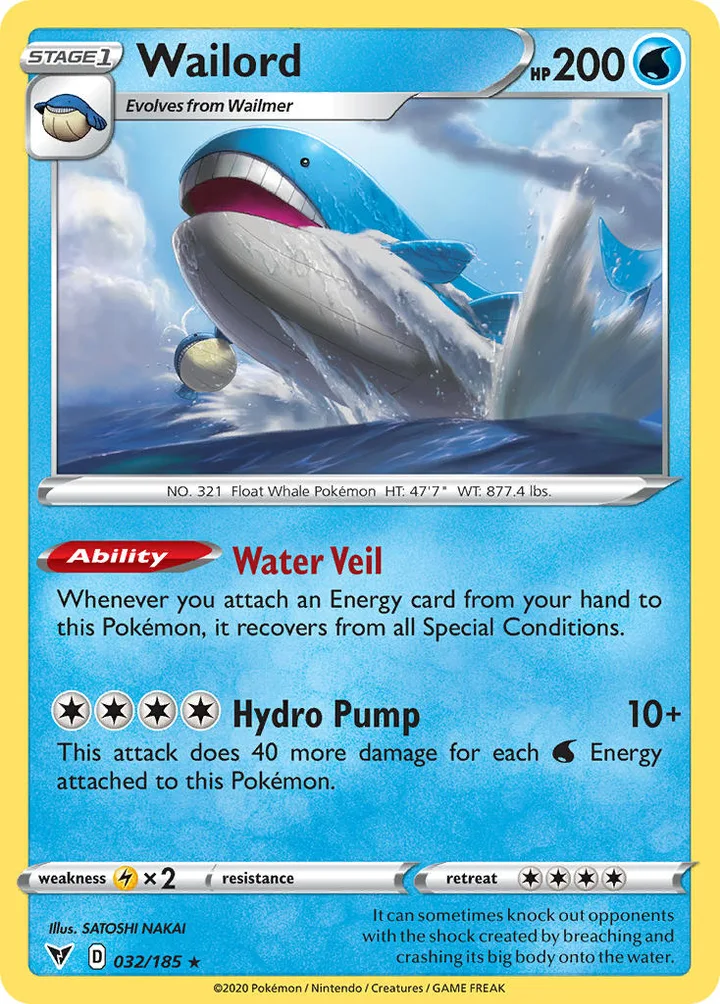Wailord, Vivid Voltage 032/185
