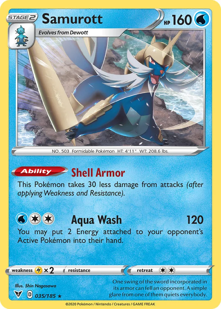 Samurott, Vivid Voltage 035/185