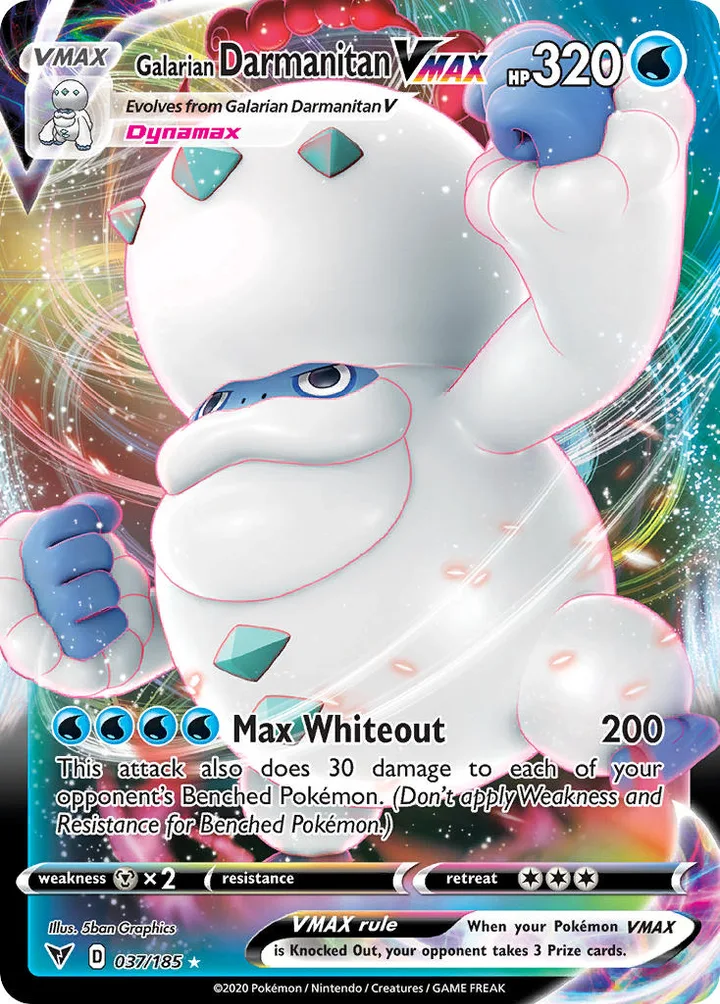 Galarian Darmanitan VMAX, Vivid Voltage 037/185